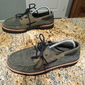 Sperry Top Sider Men's 3-Eye Leather Boat Shoes Vibram Sole STS23889 Size 9M